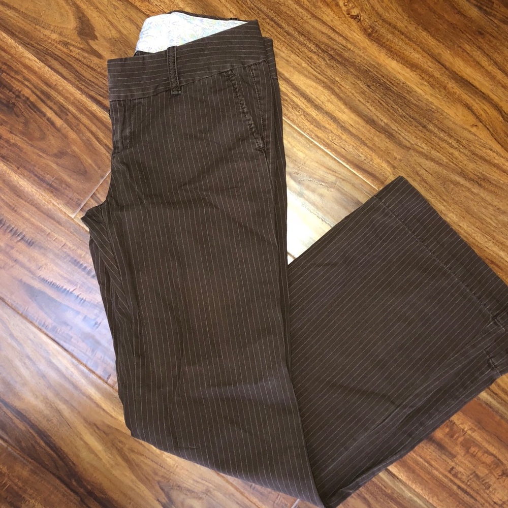 GAP wide-legged pinstripe trousers